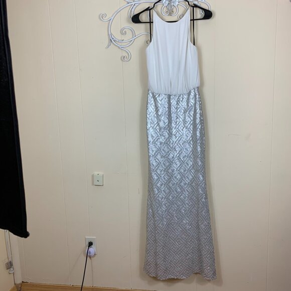 Laundry By Shelli Segal Dresses & Skirts - Laundry White Sequins Prom Gown Evening Women's Dress Size 2
